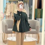 مانتو لیدی سبز زمردی