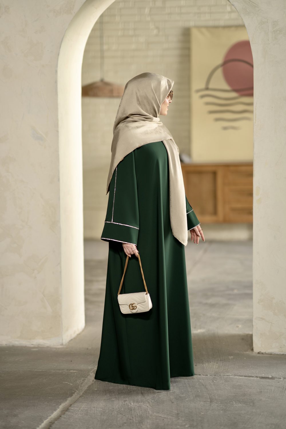 عبا نورا سبز - Image 1