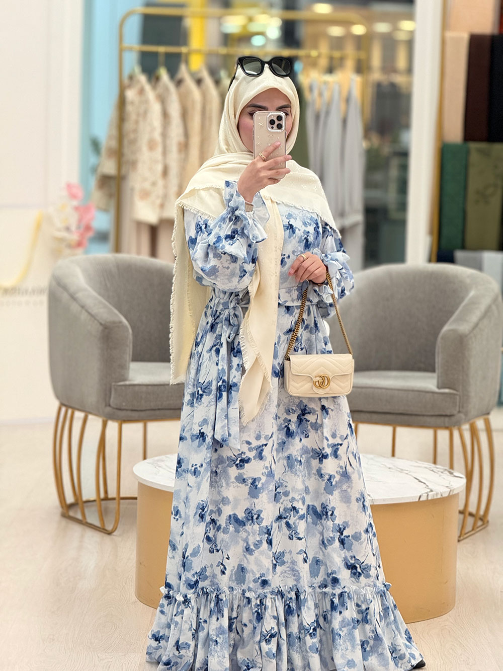 پیراهن دریا آبی