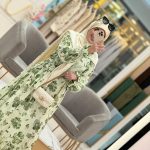 پیراهن نسترن سبز