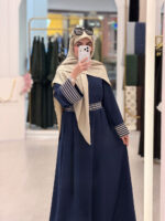 عبا درخشش سرمه ای