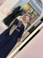 عبا درخشش سرمه ای - Image 2