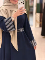 عبا درخشش سرمه ای - Image 3