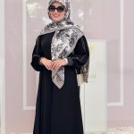 عبا فاخر مشکی-دودی