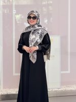 عبا فاخر مشکی-دودی