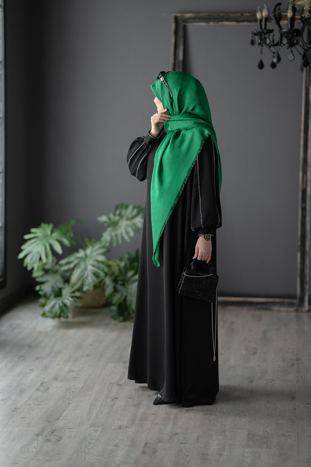 IMG_3204 عبا گوهر مشکی - Image 1