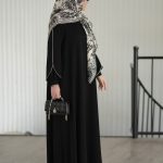 عبا ارکیده مشکی