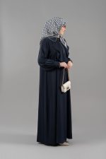 عبا سپیدار سرمه ای