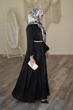 عبا اطلس مشکی خاص