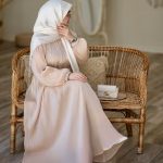 عبا اطلس با رنگ خاص شامپاینی