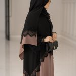 شال اصیل مشکی-شکلاتی