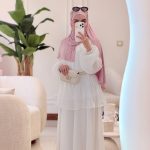 شومیز حریر سفید خاص و زیبا