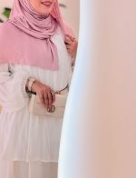 شومیز حریر سفید - Image 3