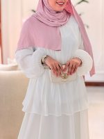 شومیز حریر سفید - Image 2