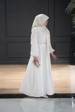 عبا اطلس سفید - Image 2