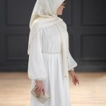 عبا اطلس سفید