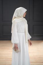 عبا اطلس سفید