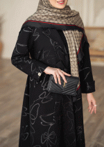 عبا شایسته مشکی - Image 2